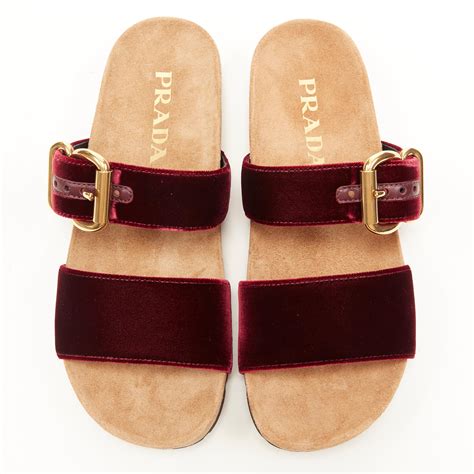 prada mule heels|prada flat velvet slides.